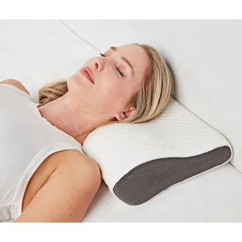 Polštář Polštář s paměťovou pěnou bílá 50 x 30 x 10 cm