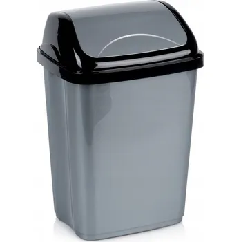 Odpadkový koš Odpadkový koš plastový šedý 10 l