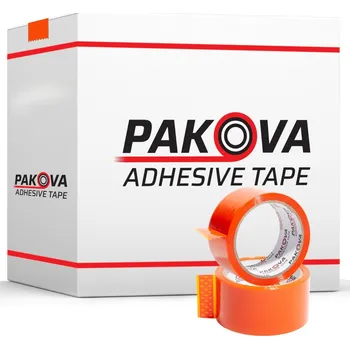 Lepicí páska Balicí páska Pakova oranžová šířka 48 mm délka 90 m 36 ks