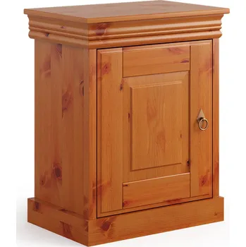 Noční stolek Dřevěný noční stolek Toskania - Katmandu Světlý dub 50x63 cm