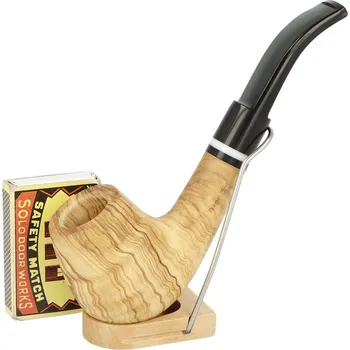 Čistič dýmky Dýmka Prague Pipes Oliva O4, filtr 9mm