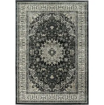 Koberec Breno Kusový koberec VENEZIA 7955A grey, 120x170 cm, Šedá/Vícebarevné