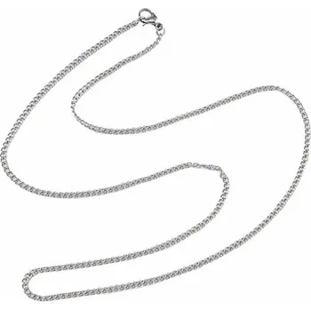 Řetízek Řetízek Curb styl nerezová ocel barva stříbra 50 cm cca 50 cm