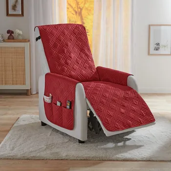 Napínací potah 3Pagen Potah na křeslo vínová