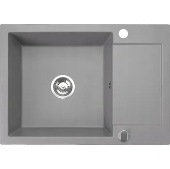 Granitový dřez Jednodřez Brenor Cordeo 70 granit šedý