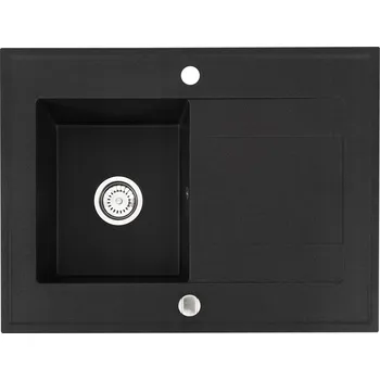 Granitový dřez Jednodřez Brenor Grande 10 granitový černý
