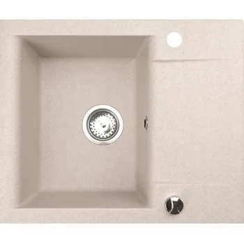 Granitový dřez Jednodřez Brenor Estein 59 granitový béžový