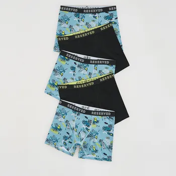 Dětská móda Reserved - Bavlněné boxerky 5‑pack - světle modrá - 001HW-50X - 001HW-50X-U13