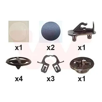 Kapota Montážní sada, víko motoru VAN WEZEL 3336797