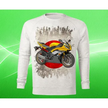 Pánská mikina mikina YAMAHA YZF-R6 I dámská XL (mikina s motorkou)