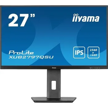 Monitor 27" iiyama XUB2797QSU-B1:IPS,QHD,HDMI,DP,HAS