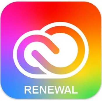 Grafický software Adobe CC for TEAMS All Apps with Adobe Stock MP ML (+CZ) COM RENEWAL 1 User L-1 1-9 (12 Months) 10 assets per month