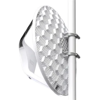 Síťový prvek MikroTik LHG 2, 650MHz CPU, 64MB RAM, 1x LAN, 2.4GHz Wi-Fi, 25dBm, anténa 2x18dBi, 802.11b/g/n, vč. L3