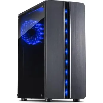 PC skříň INTER-TECH Thunder Midi Tower, window, black