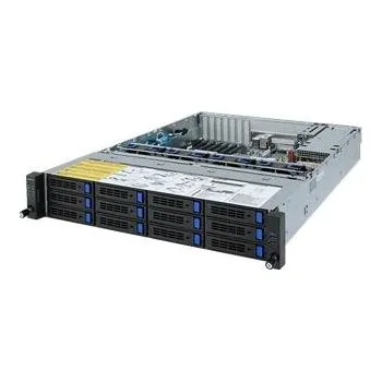 Server Server R272-Z30 2U S-SP3(225W), 2GbE, 12sATA, 2SFF, 2M.2, IPMI, 16DDR4-3200, PCI-E16(g4). OCP, rPS (80+ PLATINUM)