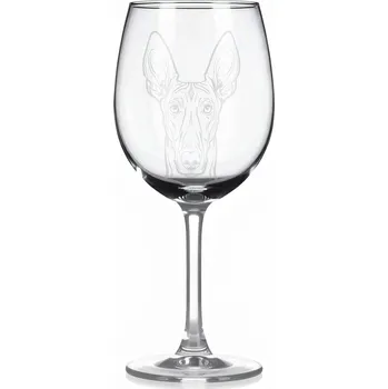 Sklenice Sklenice na víno s gravírovaným motivem – Faraonský pes