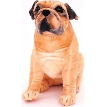 plyšák Plyšový pes Mops sedící 78cm (Roztomilý obřík (TOP CENA))