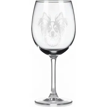 Sklenice Sklenice na víno s gravírovaným motivem – Papillon