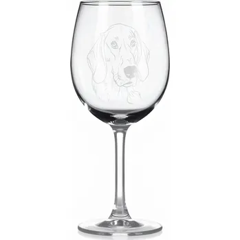 Sklenice Sklenice na víno s gravírovaným motivem – Transylvánský honič – 2