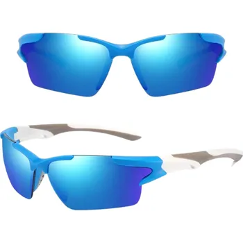 Sluneční brýle Camerazar Univerzální cyklistické zrcadlo sportovní brýle, černé, odolné proti poškrábání, s UV ochranou