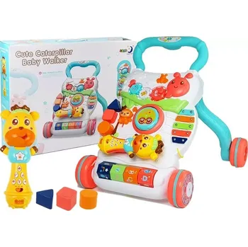 Dětské chodítko Vzdělávací chodítko pro miminka s interaktivním mikrofonem