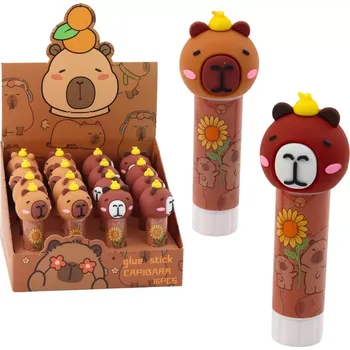 Kancelářské lepidlo Lepidlo v tyčince s kapybarou hnědé