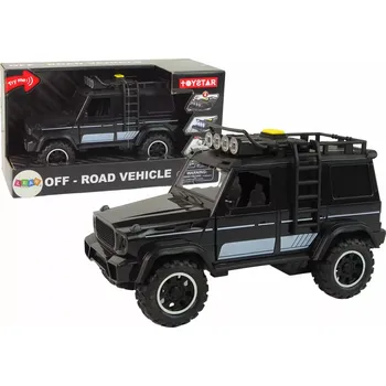 autíčko LEAN Toys Off-Road Car Friction Drive Black 1:14