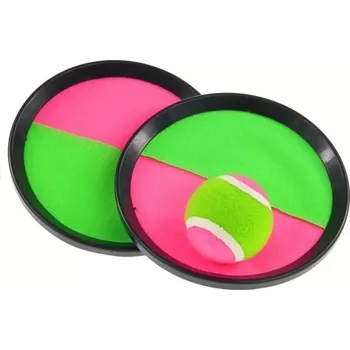 Desková hra Chyť a hoď velcro set – růžovo‑zelená házecí hra