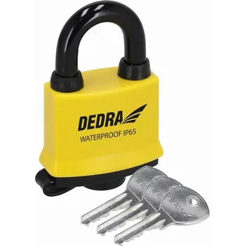 Zámek na kolo DEDRA-EXIM Voděodolná zámek s krytem 45 mm, DEDRA 11U171