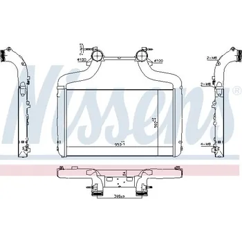 Chladič motoru Chladič turba NISSENS 961347