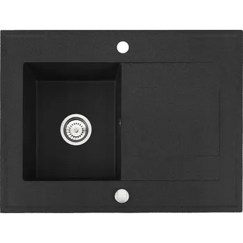 Granitový dřez Jednodřez Brenor Grande 10 granitový černý