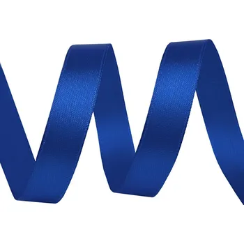 Stuha Atlasová stuha svazky po 5 m šíře 10 mm, malé, 40 modrá safírová