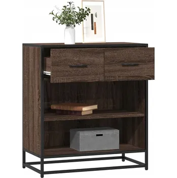 Komoda Komoda, hnědý dub, 68x35x76 cm, dřevotříska