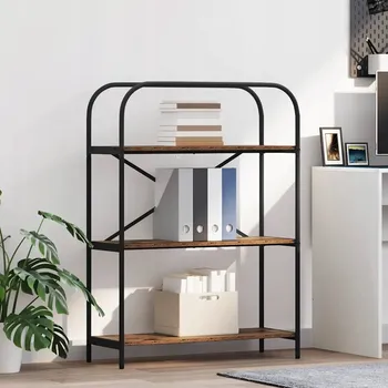 Knihovna Police dřevotřísková deska VidaXL 80 x 30 cm dub přírodní