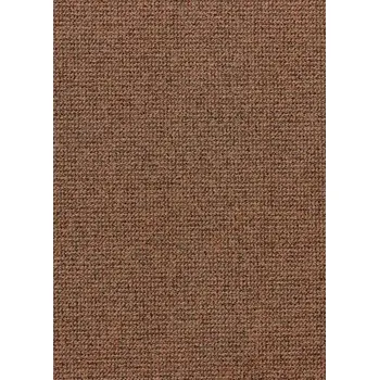 Koberec Breno Metrážový koberec RE-TWEED 64 oranžový, šíře 400 cm, Oranžová/Vícebarevné