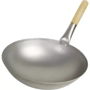 Pánev Non Food Ocelová Pánev WOK s Kulatým dnem 35 cm