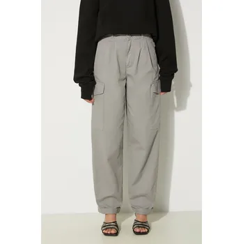 Pánské kalhoty Bavlněné kalhoty Carhartt WIP Collins, 28, šedá, 90X