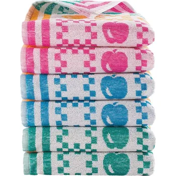Utěrka Blancheporte Malé ručníky na ruce Jablka, sada 3 nebo 6 ks vícebarevná 3 ks, 30x30 cm