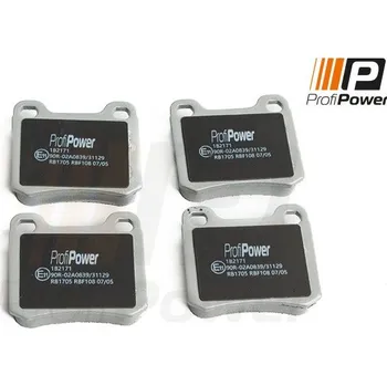 Brzdová destička Sada brzdových destiček, kotoučová brzda ProfiPower 1B2171