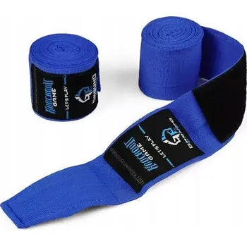 Boxerské rukavice Boxerské bandáže Omotávky pro kickbox GROUND GAME "Classic" modré 2,5 m