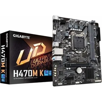 Základní deska GIGABYTE MB Sc LGA1200 H470M K, Intel H470, 2xDDR4, 1xHDMI, mATX