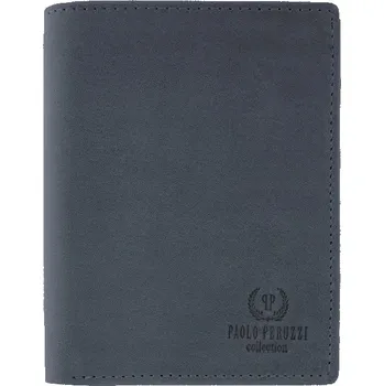 Peněženka Paolo Peruzzi přírodní kůže modrá - muž