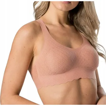 Podprsenka Béžová podprsenka braletka Sloggi Zero Feel Top vel. XS