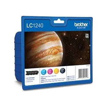 Počítačové příslušenství Brother LC-1240 sada inkoustů - black, magenta, yellow, cyan