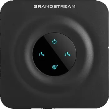 Konferenční telefon Grandstream HT802 (ATA), 2x FXS, 2 SIP účty, 1x LAN, 3-cestná konf., auto-provisioning