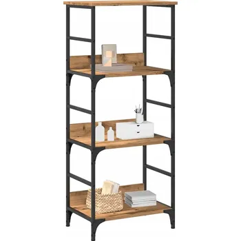 Knihovna VidaXL Regál na knihy, dekor dub artisan, 50x33x117,5 cm