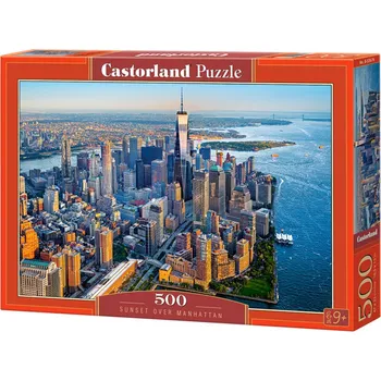 Puzzle Castorland Puzzle Západ slunce na Manhattanu 500 dílků