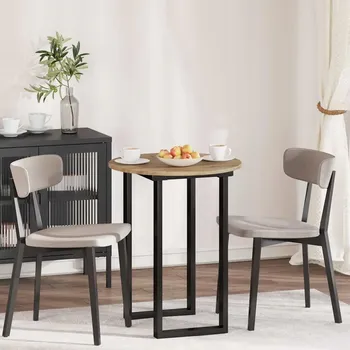 Konferenční stolek Stolek VidaXL kulatý 60 x 1,5 x 60 cm, dekor dub artisan