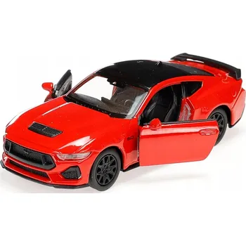 autíčko FORD MUSTANG GT 2024 WELLY KOVOVÝ MODEL 1:34-39 ČERVENÝ