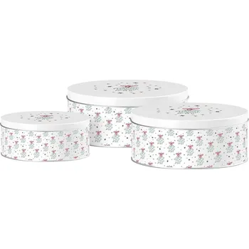 Dóza na potraviny Emocio Mistletoe Magic 39808 3 ks